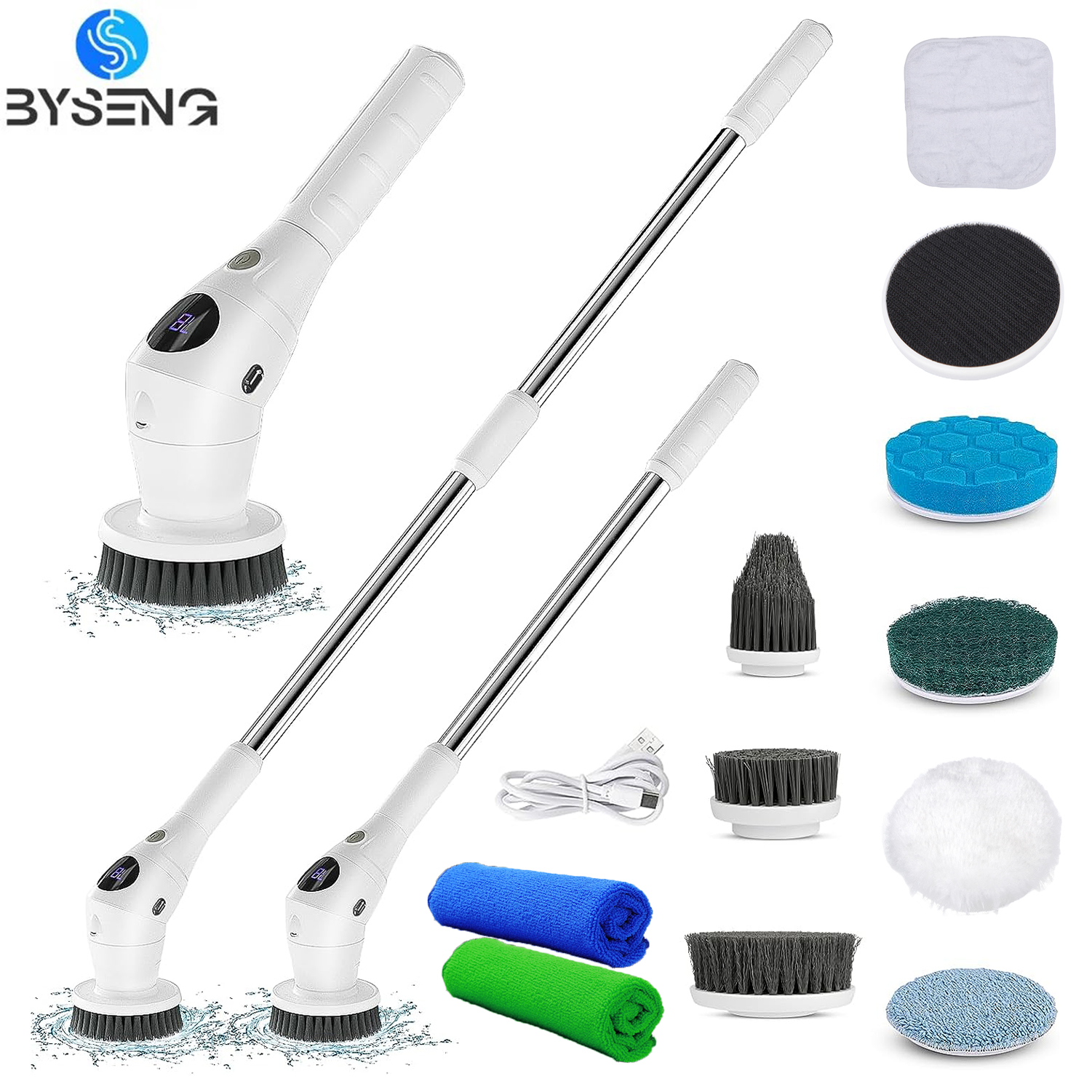Cordless Shower Cleaning Brush
